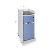 فایل دو کشو زیر میز لارک