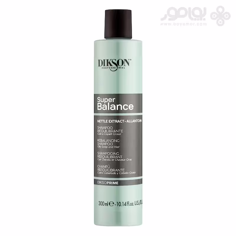 شامپو متعادل کننده چربی دیکسون پرایم مدل SUPER BALANCE حجم 300 میل