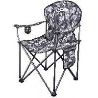 صندلی تاشو مبلی توریست پارچه طرح دار مدل چریکی طوسی