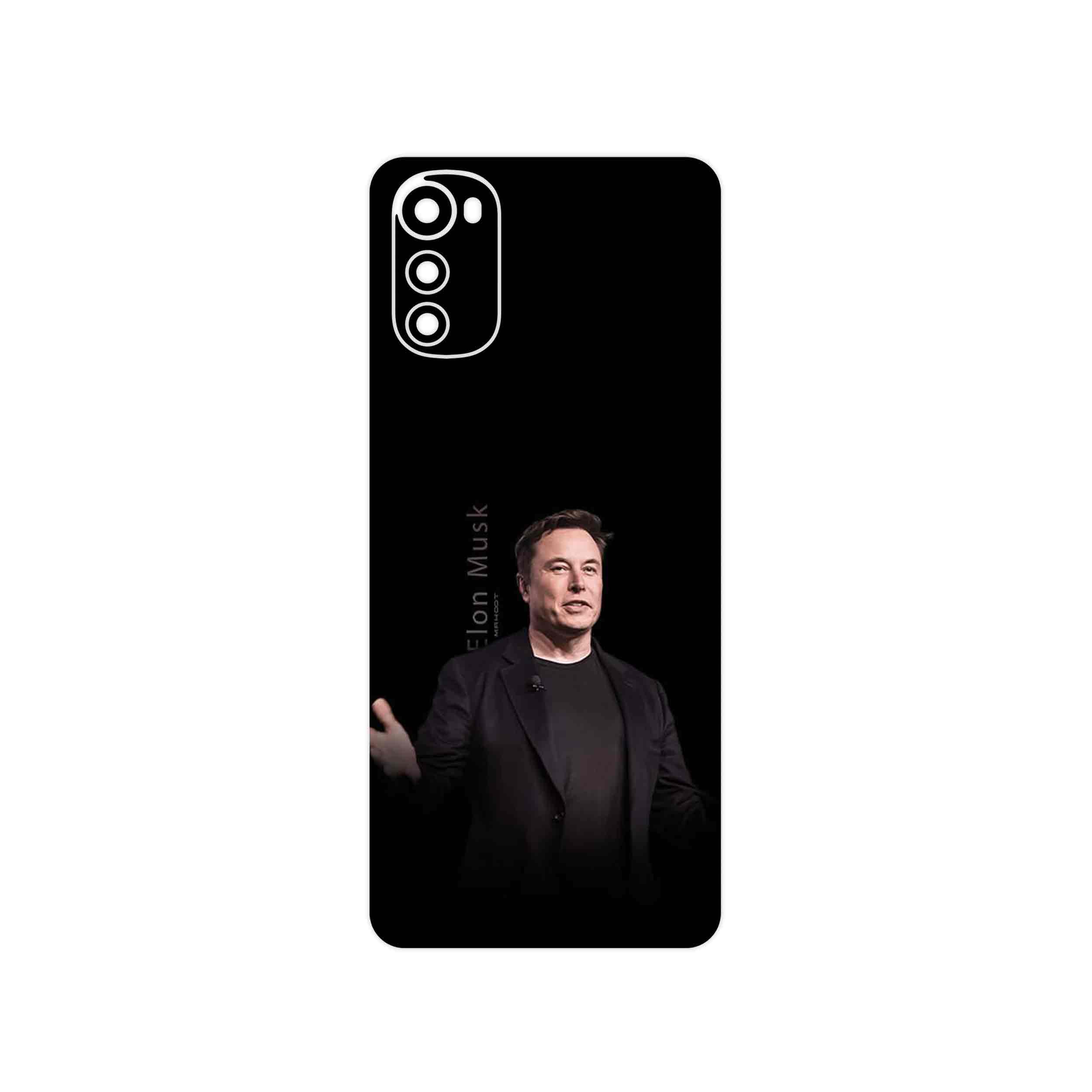 برچسب پوششی ماهوت مدل Elon_Musk مناسب برای گوشی موبایل موتورولا Moto E32s