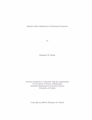 خرید و دانلود نسخه کامل کتاب Missing Data Problems in Machine Learning