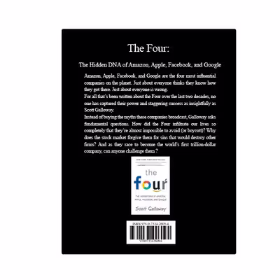 کتاب The Four: The Hidden DNA of Amazon, Apple, Facebook, and Google اثر Scott Galloway انتشارات نبض دانش