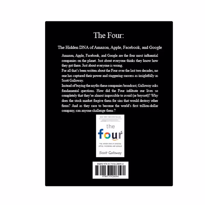 کتاب The Four: The Hidden DNA of Amazon, Apple, Facebook, and Google اثر Scott Galloway انتشارات نبض دانش