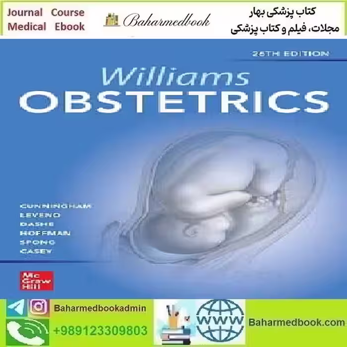 Williams Obstetrics 2022 TRUE PDF price 1€ - کتاب پزشکی بهار