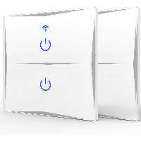 سوئیچ هوشمند نور WiFi Koiiko 2 Gang