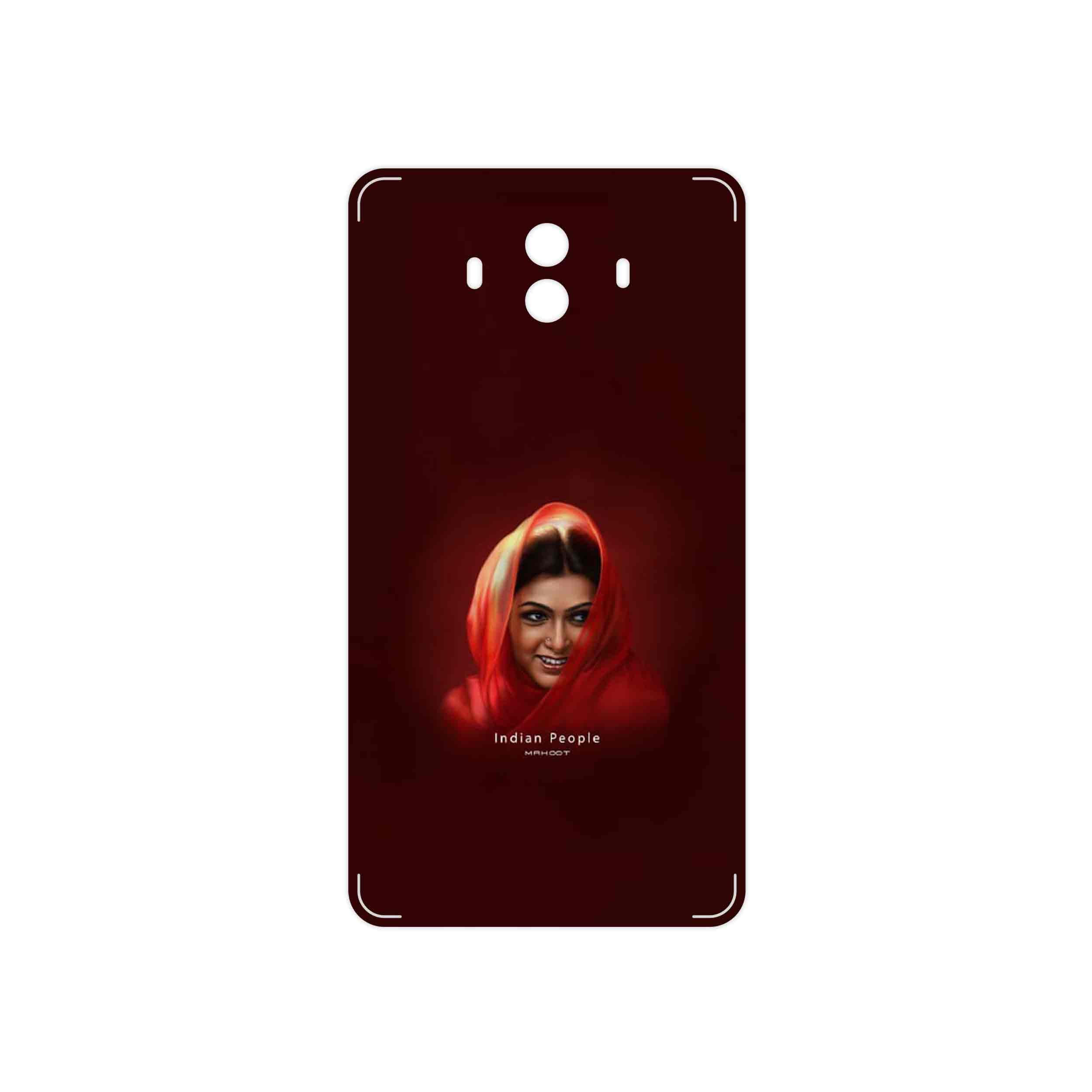 برچسب پوششی ماهوت مدل Portrait of an Indian Woman مناسب برای گوشی موبایل هوآوی Mate 10