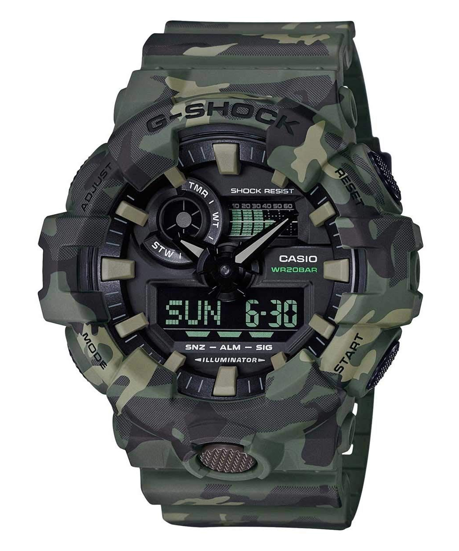 ساعت کاسیو مدل جی شاک کد GA-700CM-3ADR