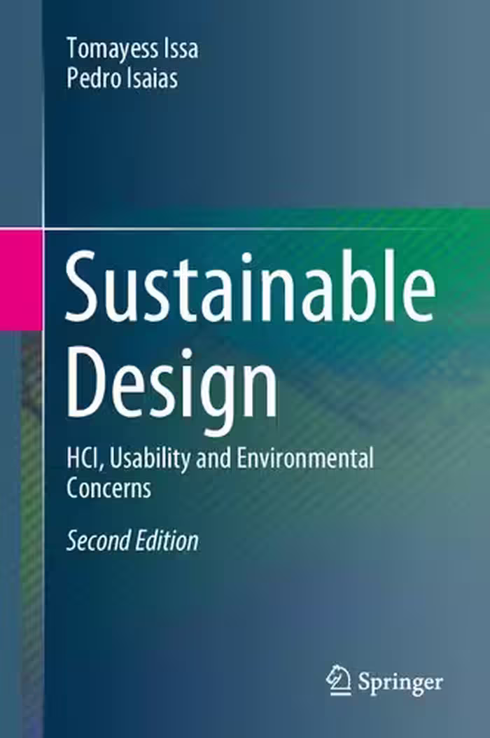 خرید و دانلود نسخه کامل کتاب Sustainable Design: HCI, Usability and Environmental Concerns