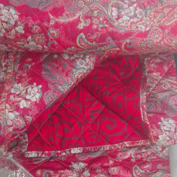 سرویس خواب یک نفره (لحاف، تشک و روبالشی) ـ طرح طلاکوب