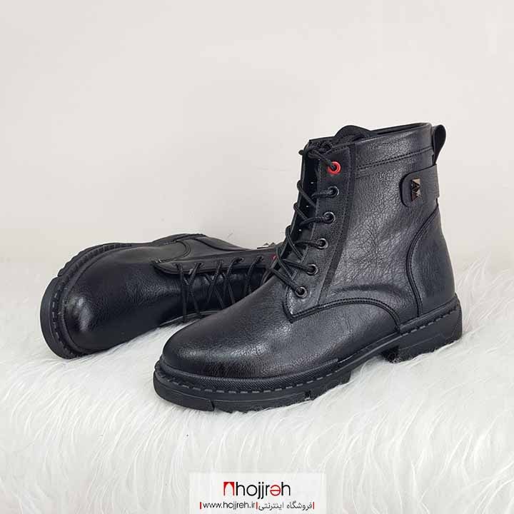 اطلاعات ، قیمت و خرید نیم بوت دخترانه چرم مشکی کد MH498