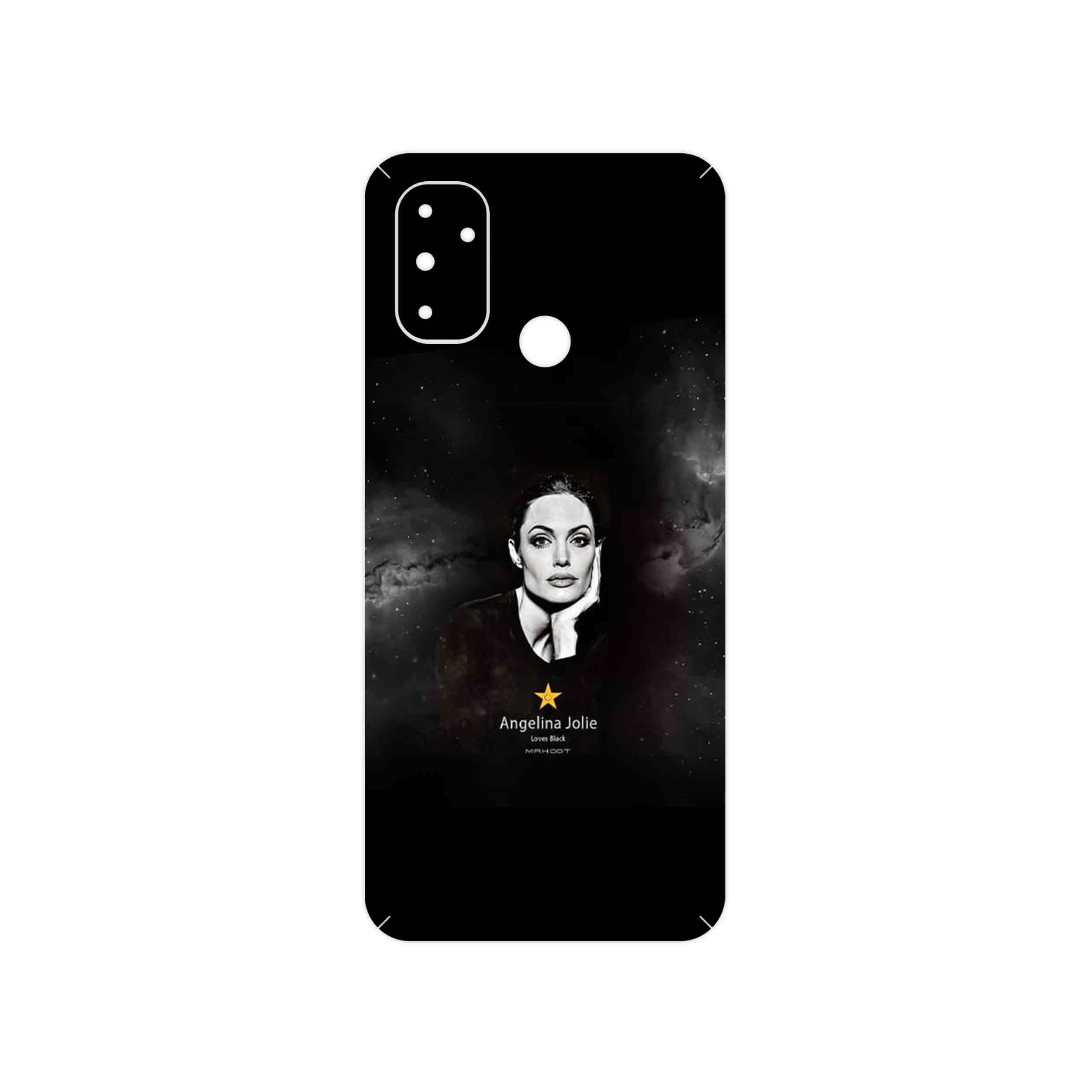 برچسب پوششی ماهوت مدل Angelina Jolie مناسب برای گوشی موبایل وان پلاس Nord N100