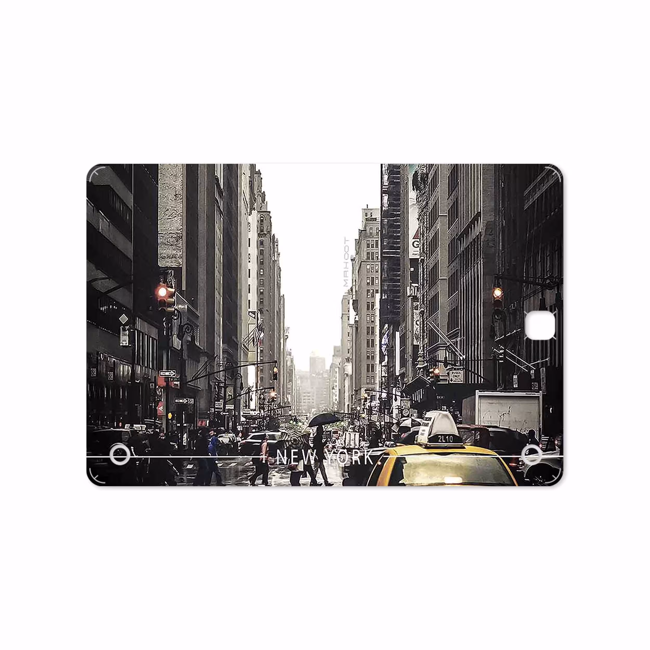 برچسب پوششی ماهوت مدل New York City مناسب برای تبلت سامسونگ Galaxy Tab A 9.7 2015 T555