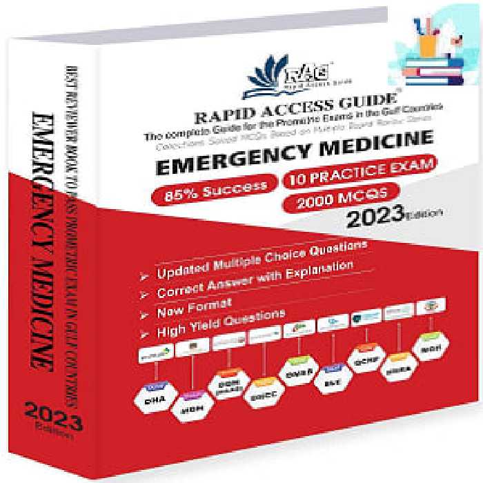 Emergency Medicine Exam Book Prometric Questions MCQ 2023