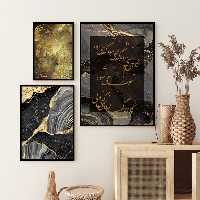 تابلو دنیای قاب مدل AT111 مجموعه 3 عددی | دنیای قاب