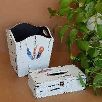 ست سطل و جادستمال به سبک کهنه کاری وینتج