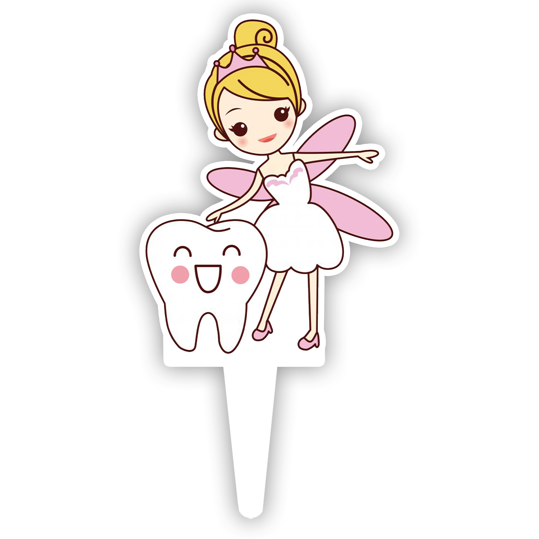 تاپر کیک طرح دندان کد R060