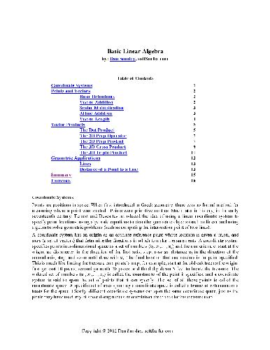 خرید و دانلود نسخه کامل کتاب Basic Linear Algebra