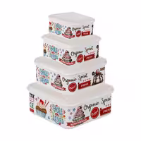 ظرف نگهدارنده فرش کیپس مدل Cupcake مجموعه 4 عددی