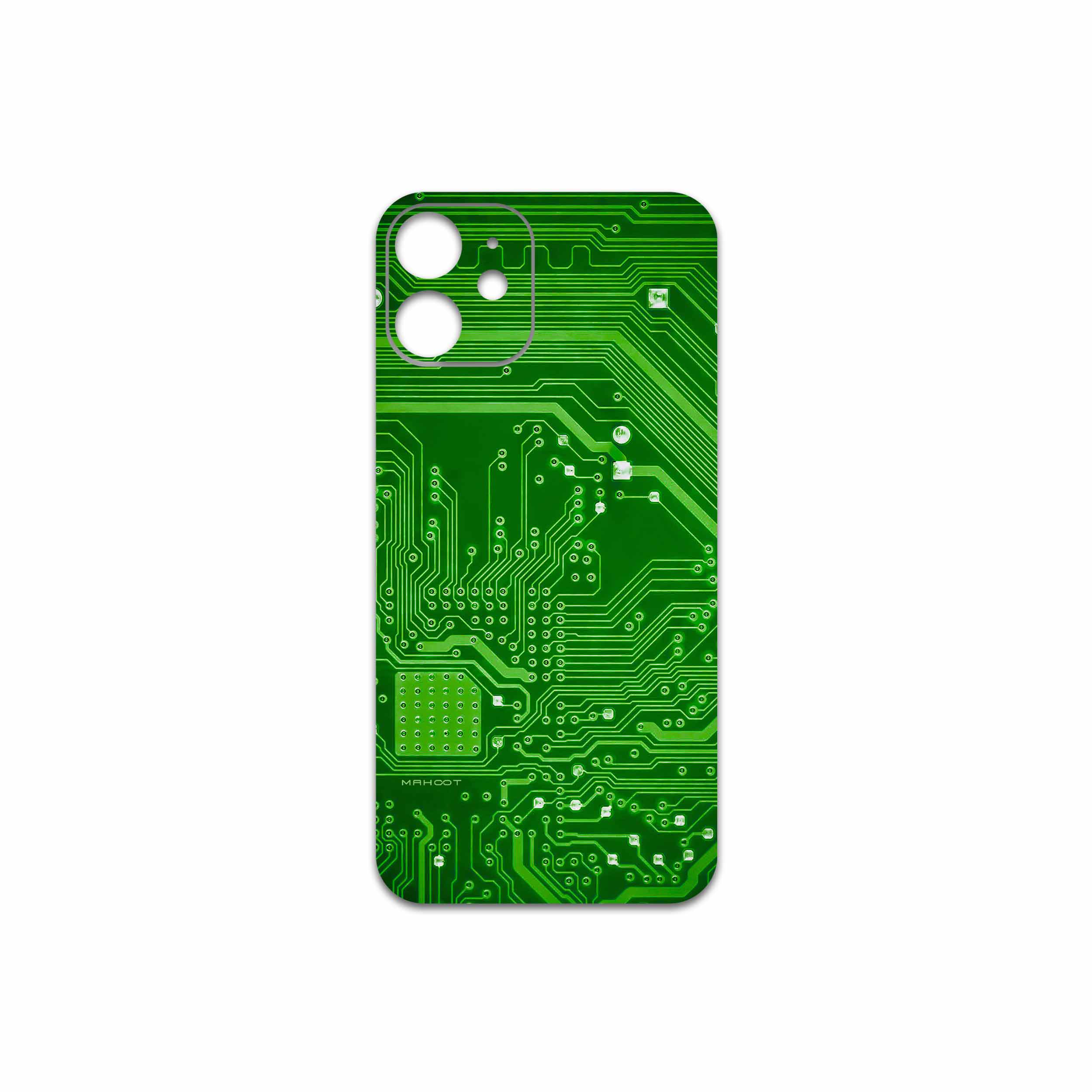 برچسب پوششی ماهوت مدل Green Printed Circuit Board مناسب برای گوشی موبایل اپل iPhone 12 mini