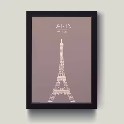 تابلو مدل مینیمال Paris کدS2912-b