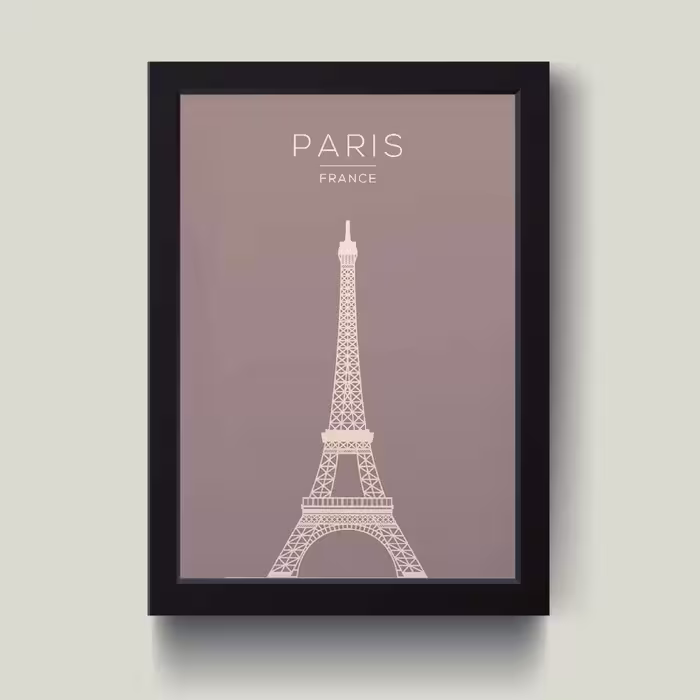 تابلو مدل مینیمال Paris کدS2912-b