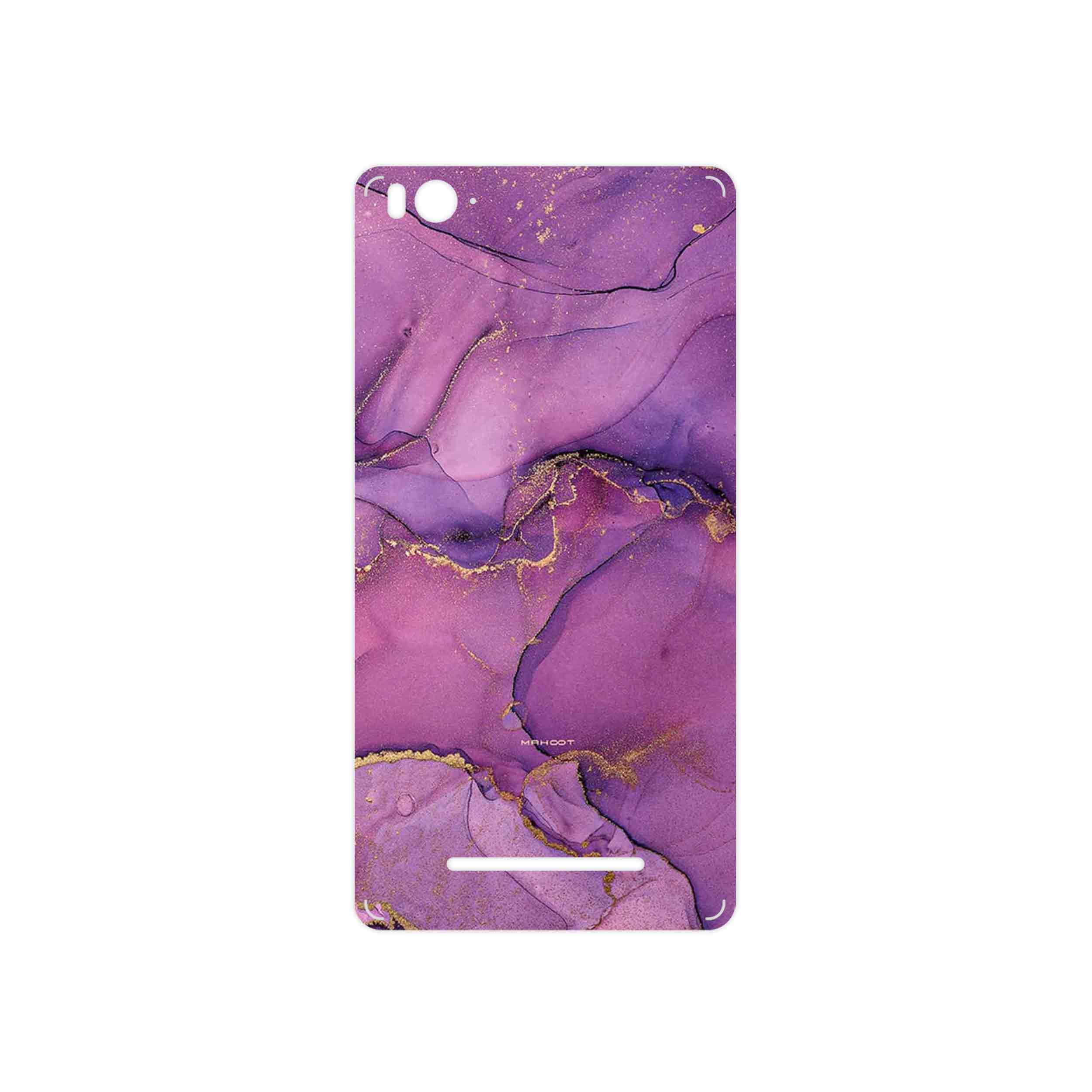 برچسب پوششی ماهوت مدل Purple Marble مناسب برای گوشی موبایل شیائومی Mi 4c