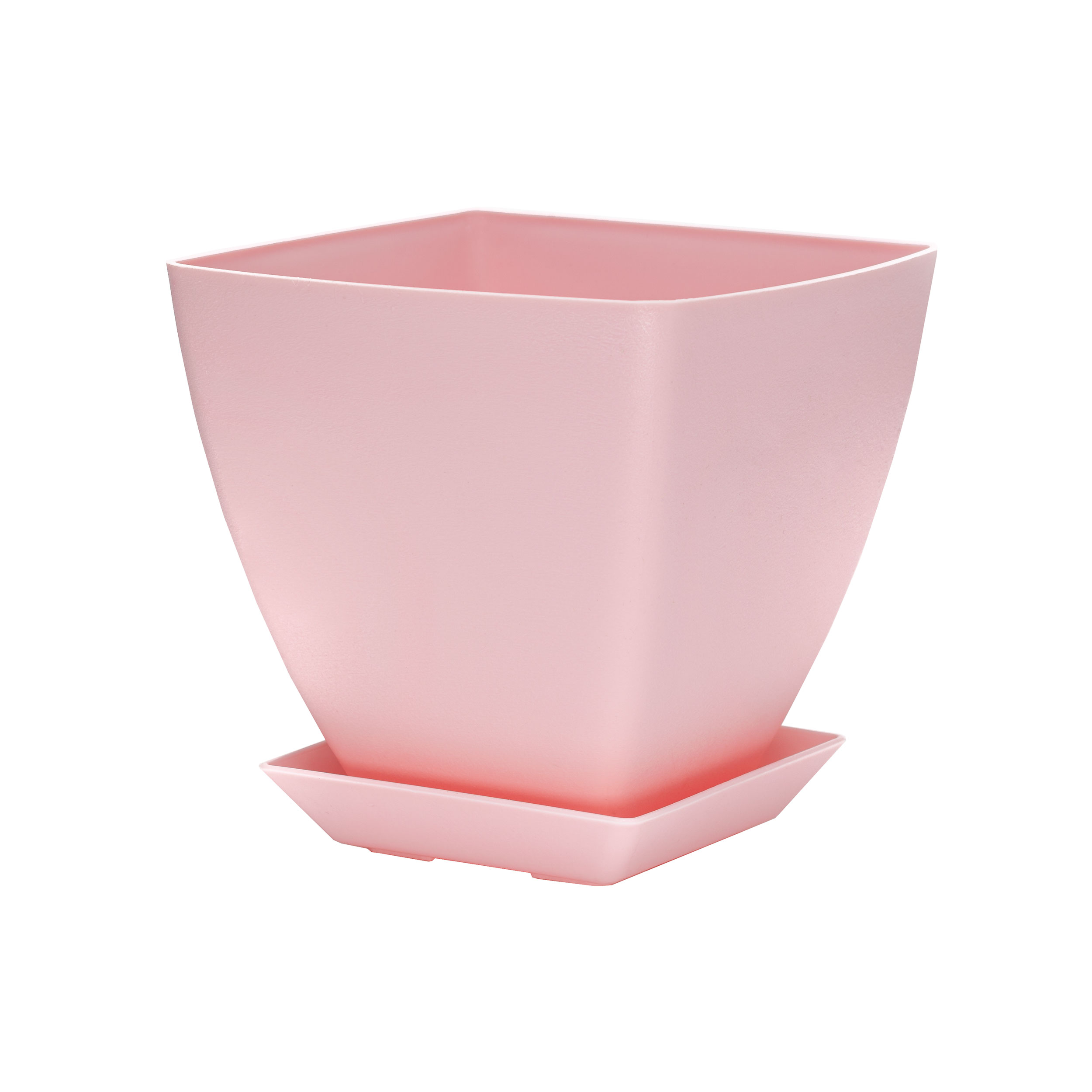 گلدان گل آذین مدل پلاستیکی مربع کد 020