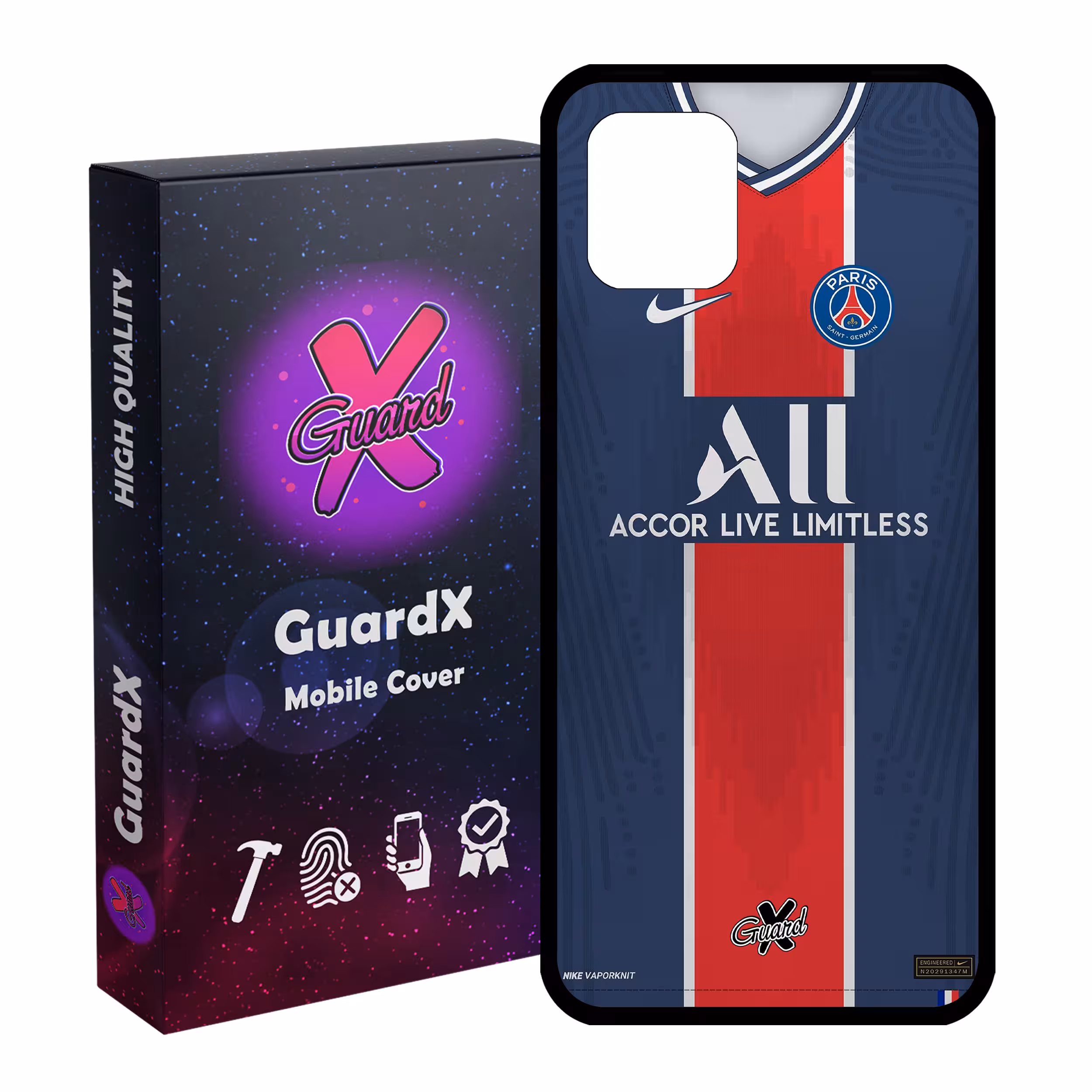کاور گارد ایکس طرح PSG مدل Glass10255 مناسب برای گوشی موبایل سامسونگ Galaxy Note 10 Lite