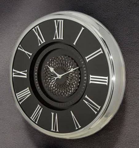 ساعت دیواری آرتمیس کد 2044 Silver Black نقره ای مشکی