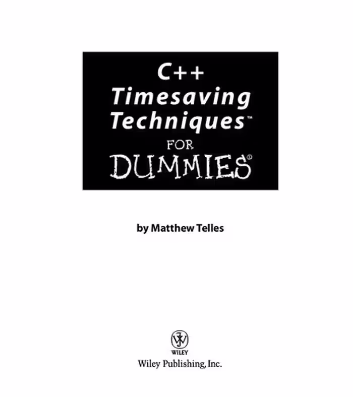 خرید و دانلود نسخه کامل کتاب C   Timesaving Techniques For Dummies