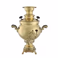 سماور زغالی عبدی مدل کلاسیک گنجایش 5 لیتر