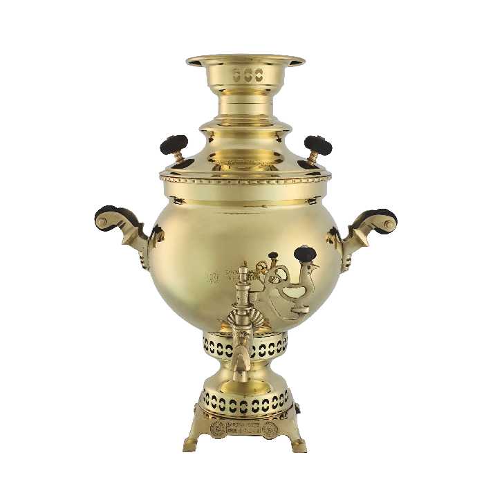 سماور زغالی عبدی مدل کلاسیک گنجایش 5 لیتر