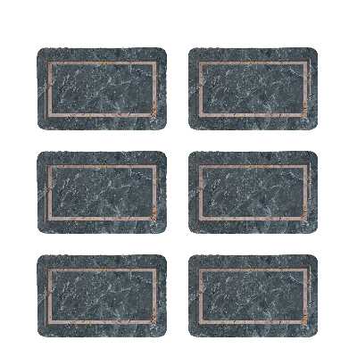 زیربشقابی طرح سنگ کد 8465 مجموعه 6 عددی