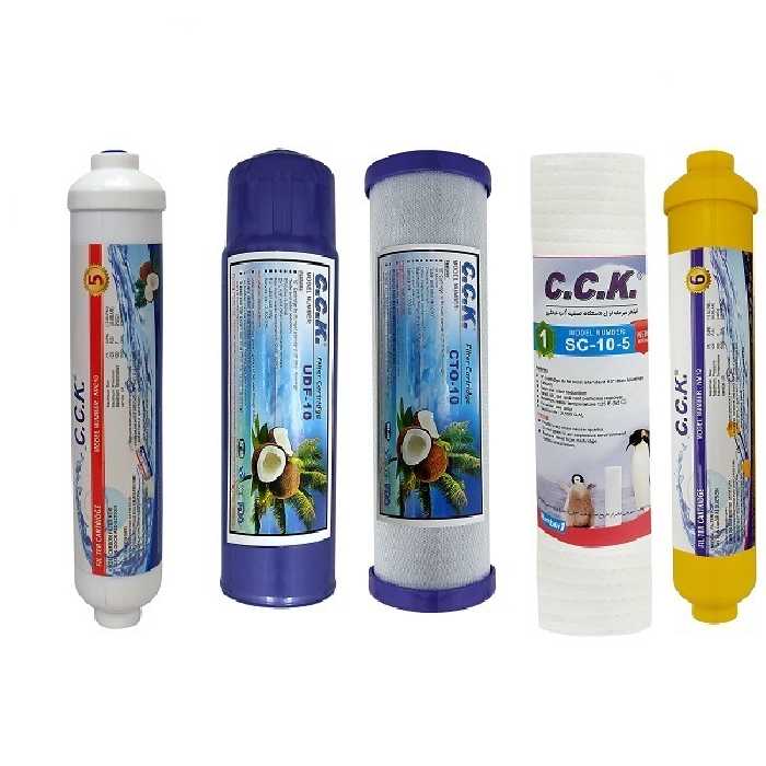 فیلتر دستگاه تصفیه آب سی سی کا مدل D400 مجموعه 5 عددی