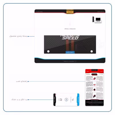 برچسب پوششی ماهوت مدل Need-for-Speed-Game مناسب برای تبلت سامسونگ Galaxy Tab S 10.5 2014 T800