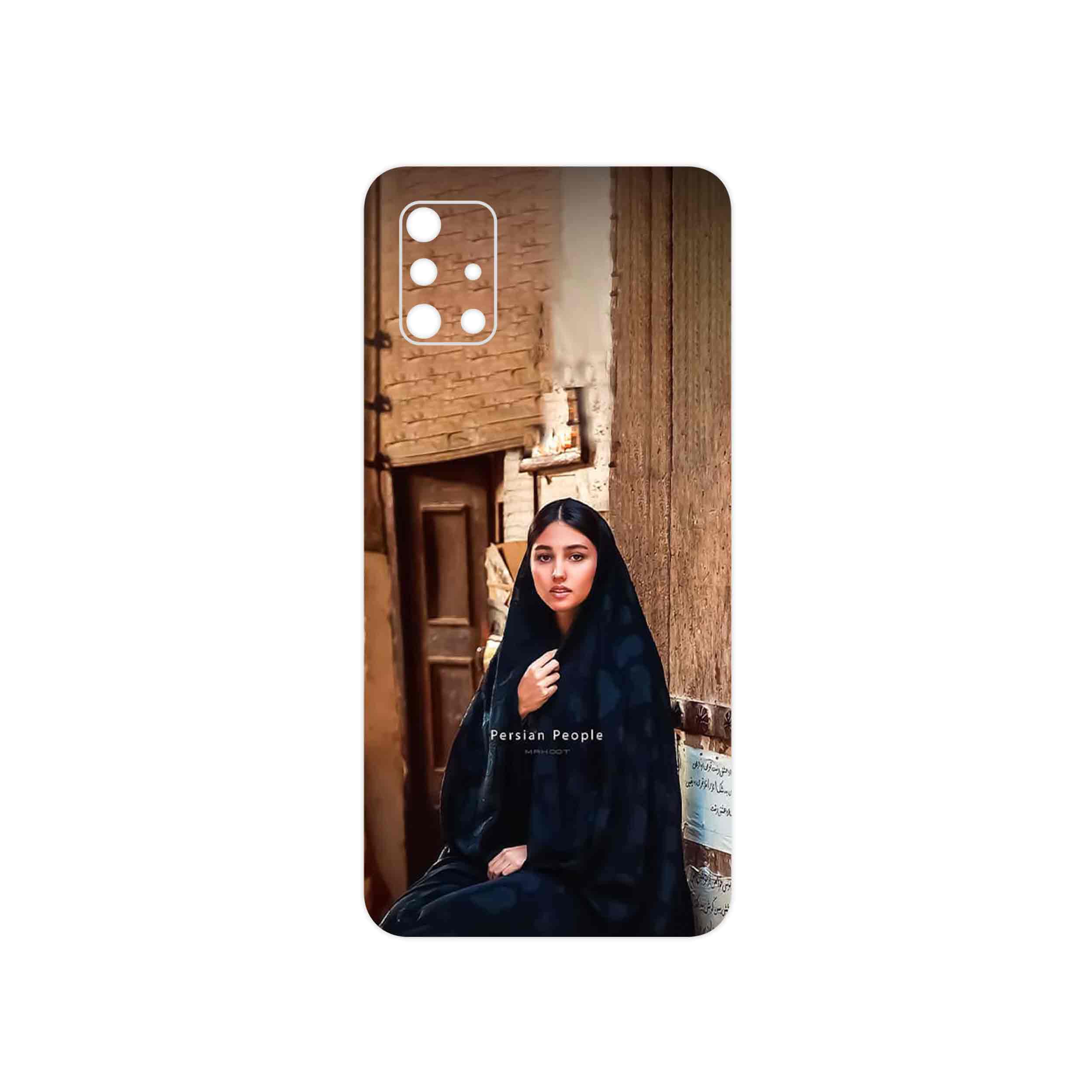برچسب پوششی ماهوت مدل Portrait of an Iranian Woman مناسب برای گوشی موبایل سامسونگ Galaxy A51
