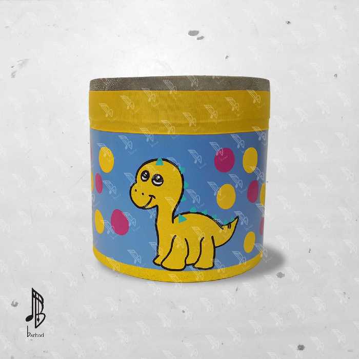 طبلک پلیمری زمینه آبی (اژدها کوچک)