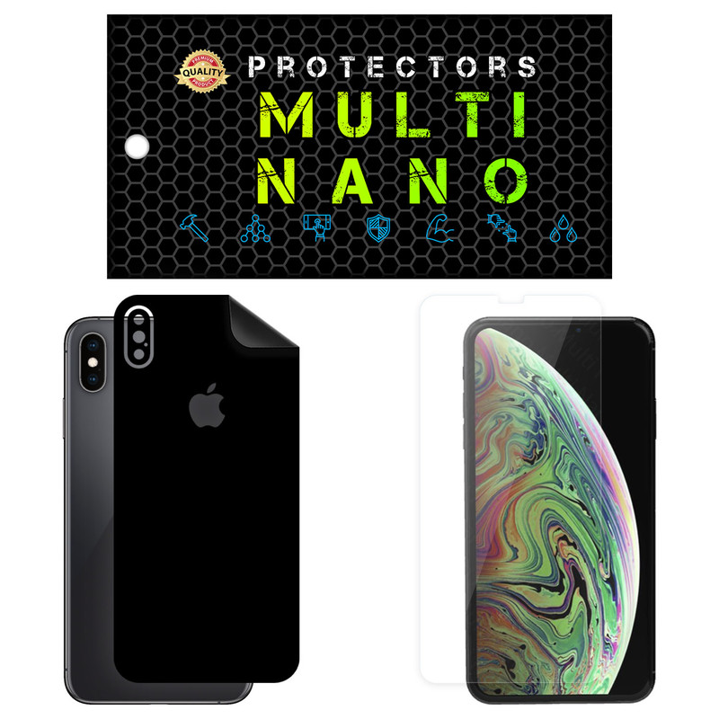 محافظ صفحه نمایش مولتی نانو مدل X-SFM مناسب برای گوشی موبایل اپل iPhone 10S Max به همراه برچسب پوششی | کالا برتری