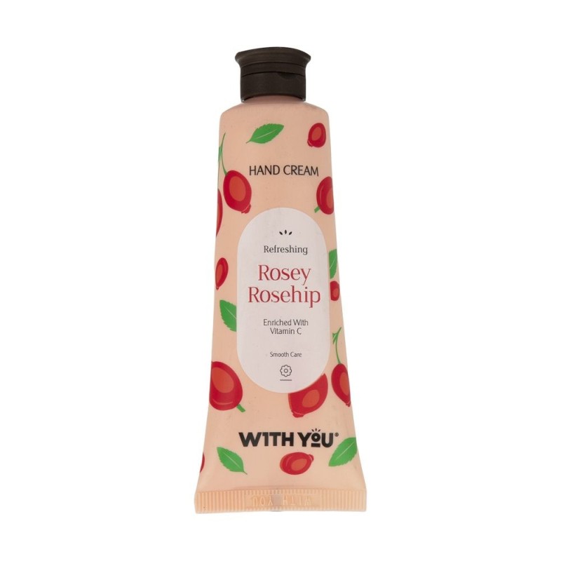 کرم مرطوب کننده حاوی گل رز و ویتامین C مدل Rosey Rosehip ویت یو 50 میل