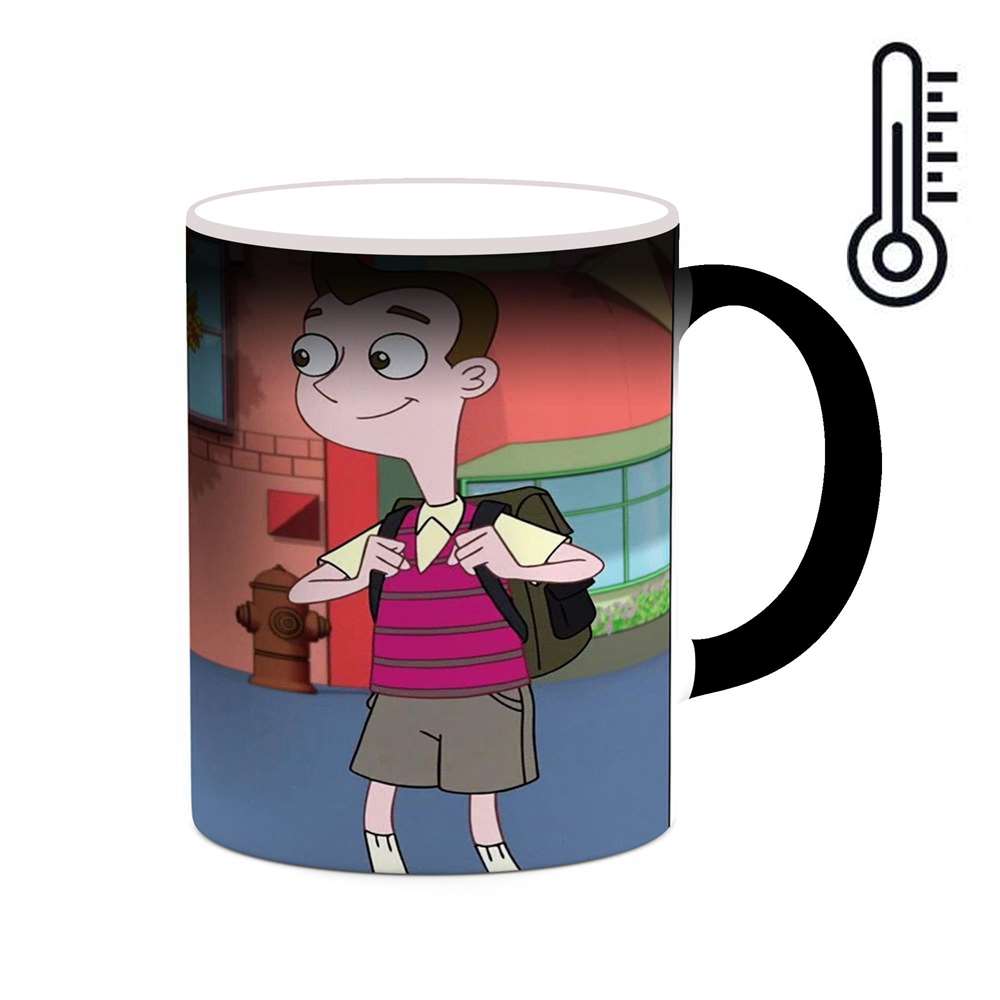 ماگ حرارتی کاکتی طرح کارتون Milo Murphy مدل mgh22790