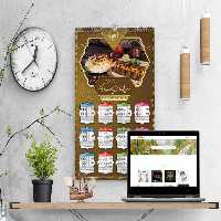 تقویم 1402 رستوران سنتی | گرافیک با طعم تربچه