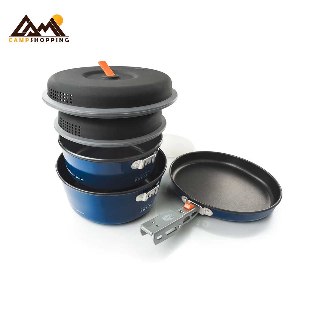 ست ظروف 3 نفره جی اس آی مدل GSI Outdoors Bugaboo Base Camper – سایز M