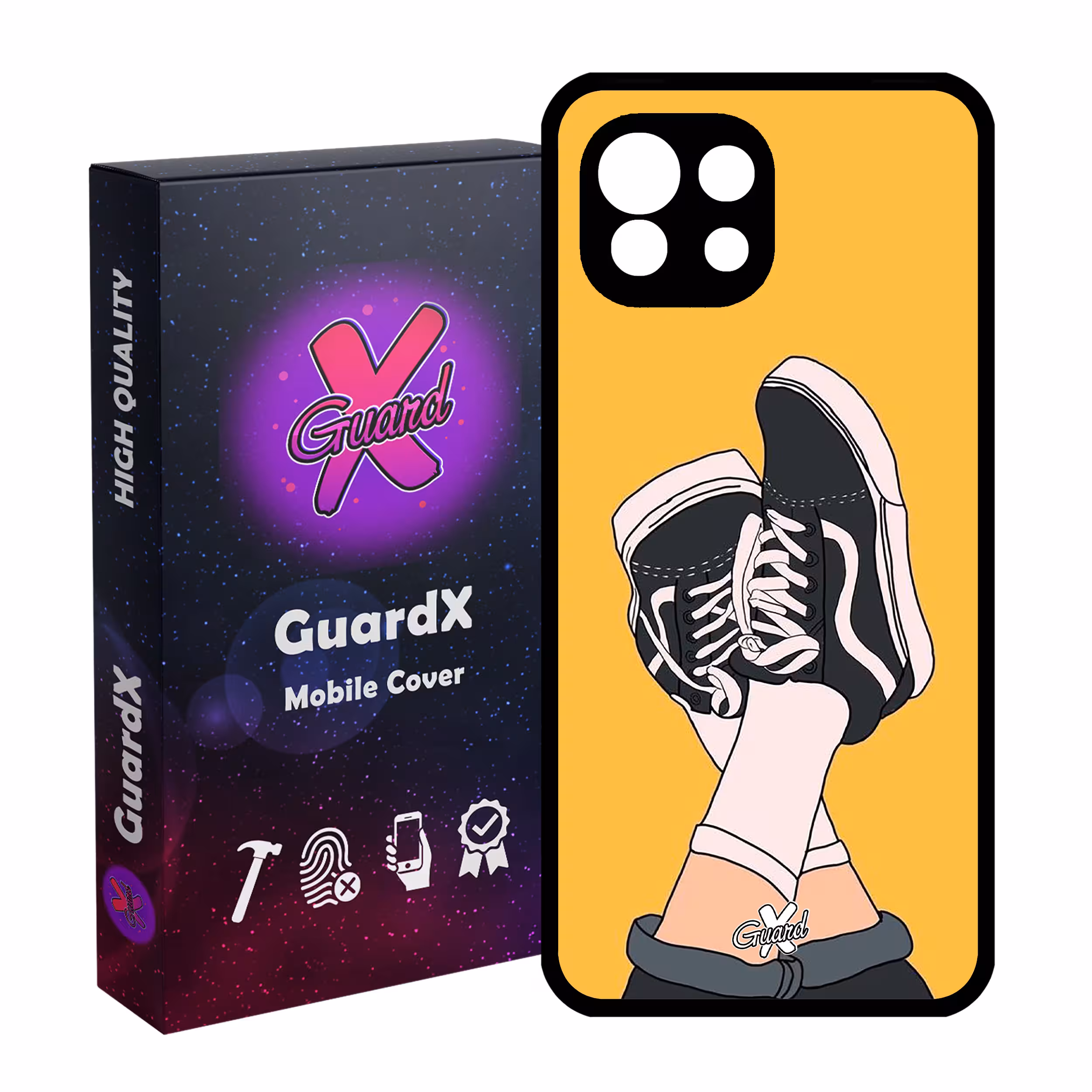 کاور گارد ایکس طرح Shoes مدل Glass10051 مناسب برای گوشی موبایل شیائومی Mi 11 Lite