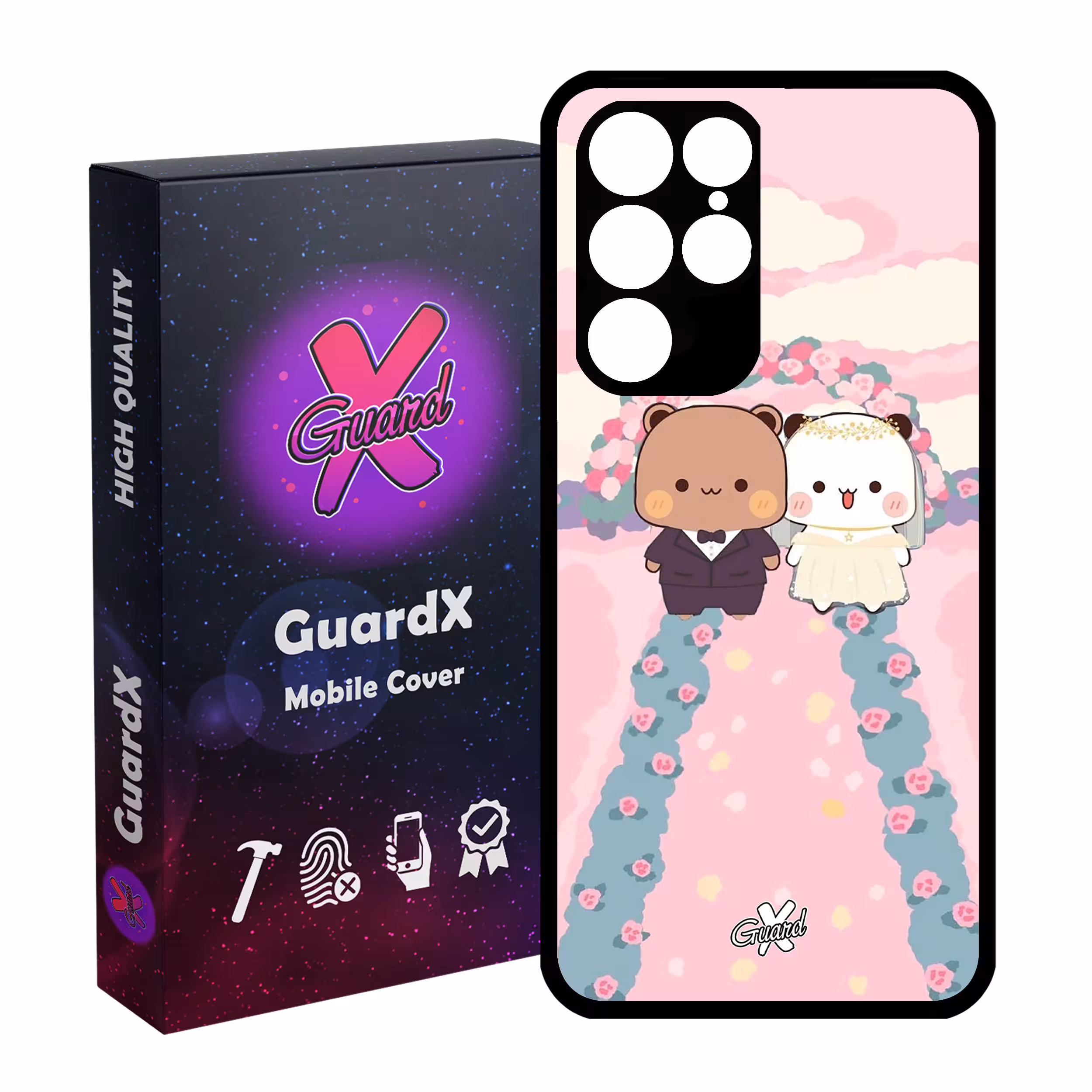 کاور گارد ایکس طرح Pet مدل Glass10314 مناسب برای گوشی موبایل سامسونگ Galaxy S22 Ultra