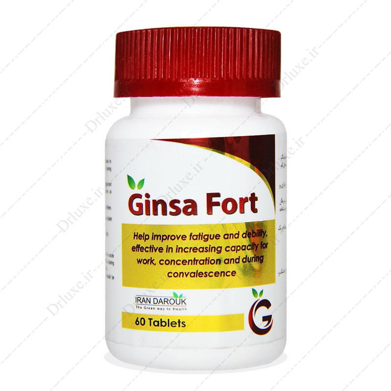 قیمت و خرید قرص جینسا فورت ایران داروک 60 عدد - دکتر لوکس