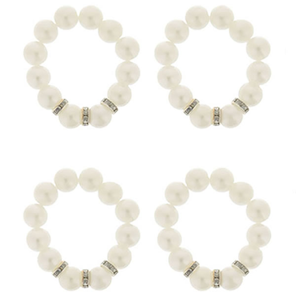 حلقه دستمال سفره مدل 07 بسته 4 عددی