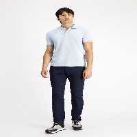 تی شرت یقه پولو آبی مردانه POLO YAKA SLIM FIT BARK T Kiğılı