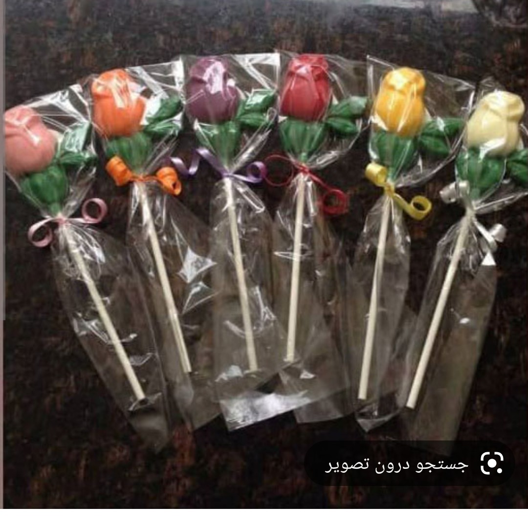طلق گل رز برای شکلات های ولنتاینی