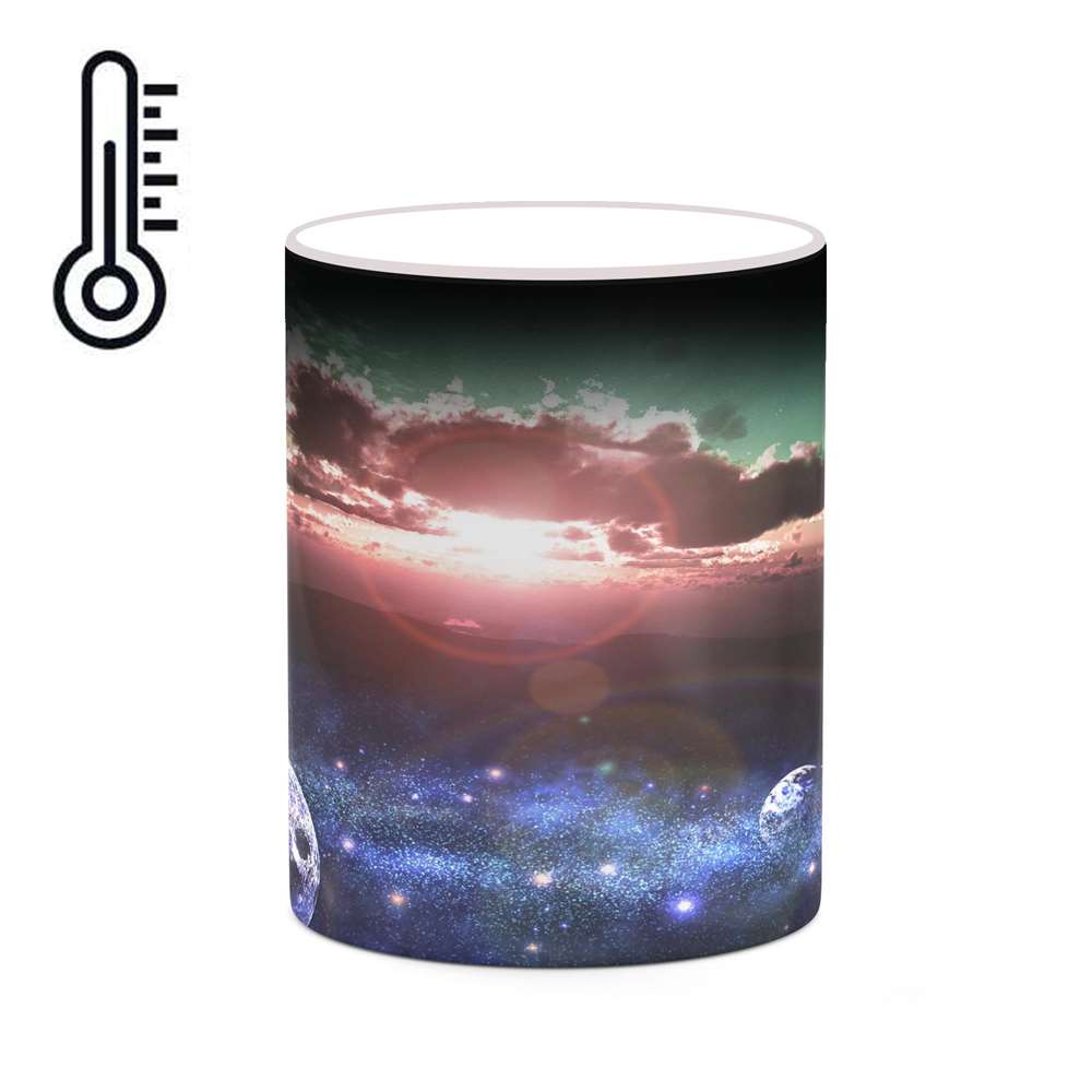 ماگ حرارتی کاکتی طرح فضا و کهکشان مدل mgh19953