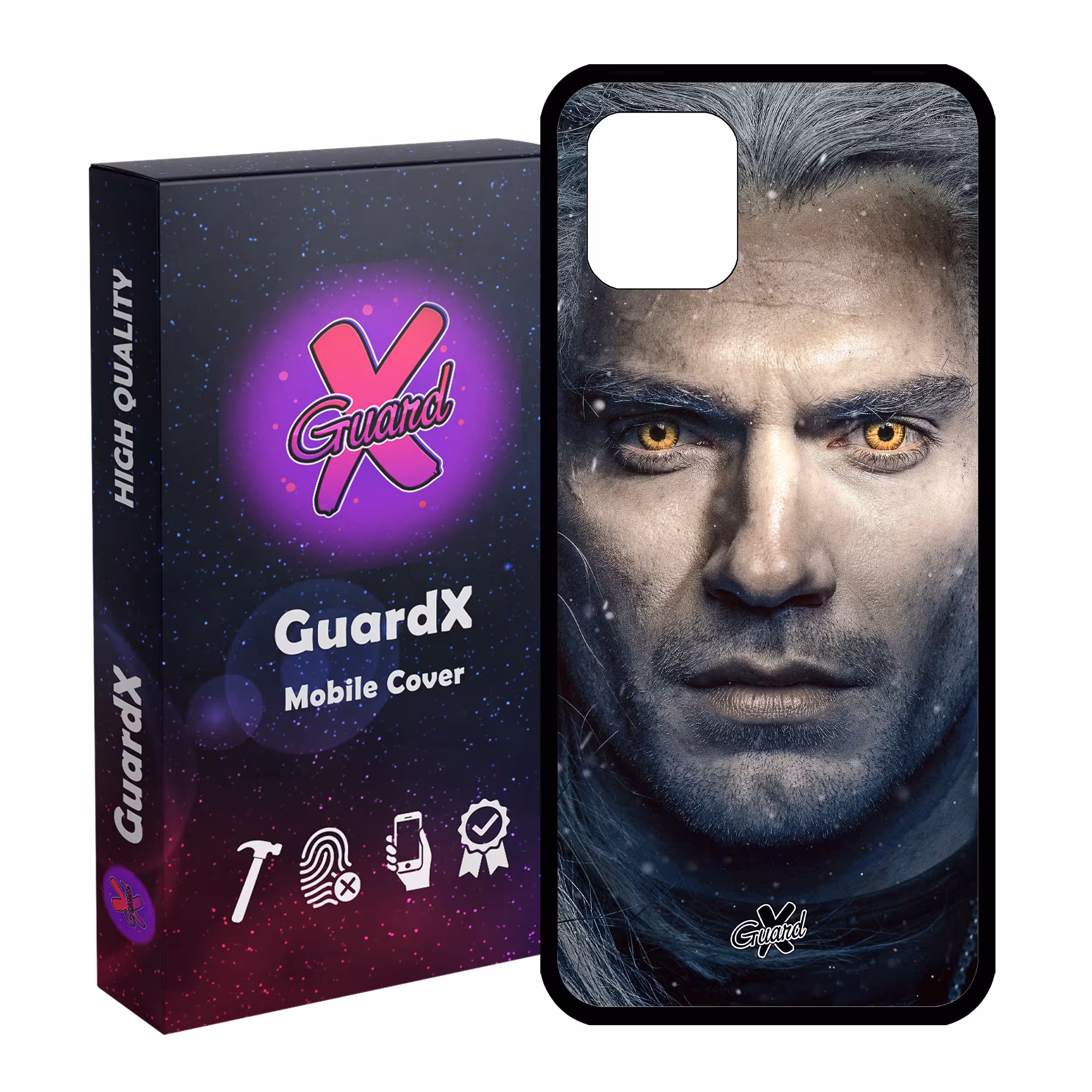 کاور گارد ایکس طرح Witcher مدل Glass10177 مناسب برای گوشی موبایل سامسونگ Galaxy Note 10 Lite